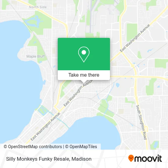 Silly Monkeys Funky Resale map