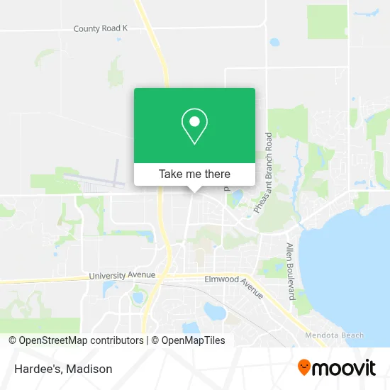 Hardee's map