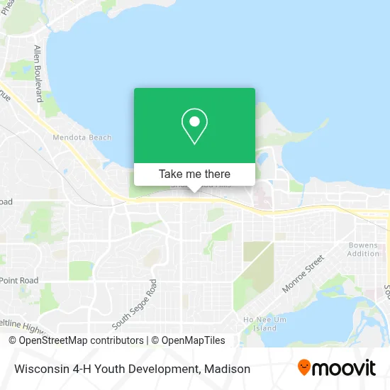 Wisconsin 4-H Youth Development map