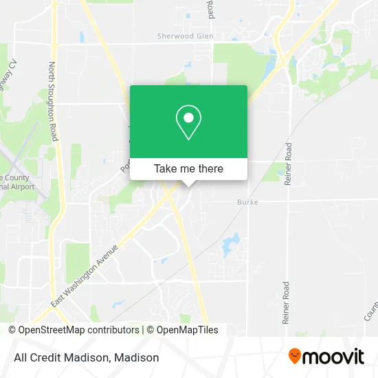 All Credit Madison map