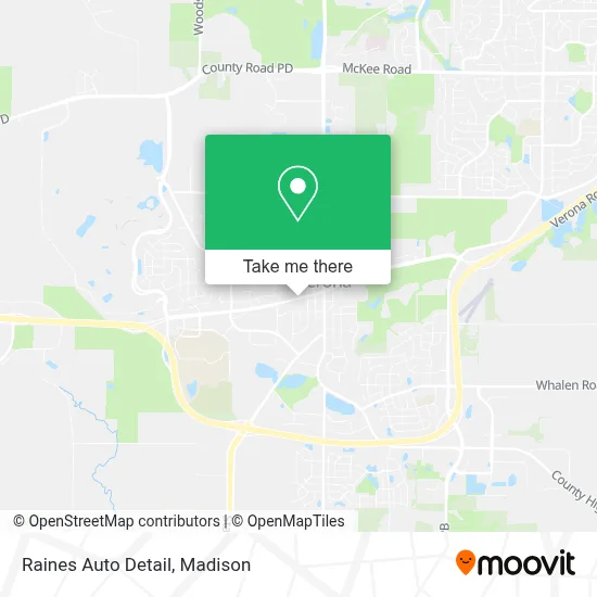 Raines Auto Detail map