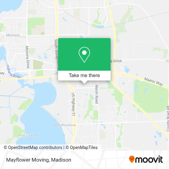 Mayflower Moving map