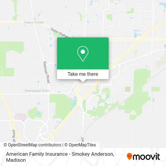 American Family Insurance - Smokey Anderson map
