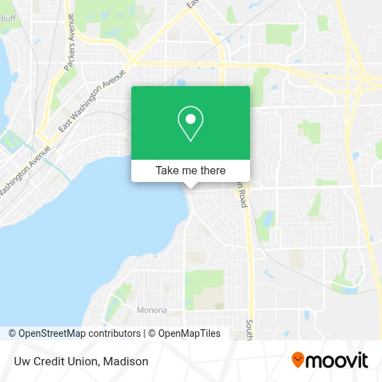 Uw Credit Union map