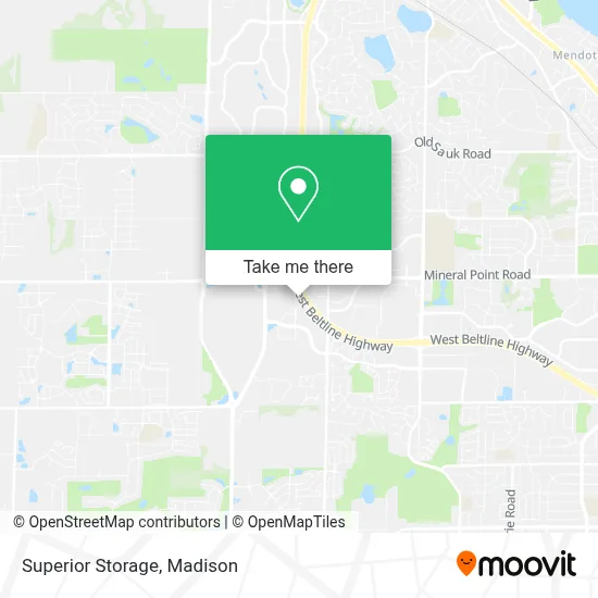 Superior Storage map