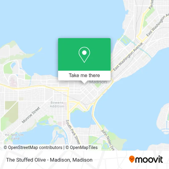 The Stuffed Olive - Madison map