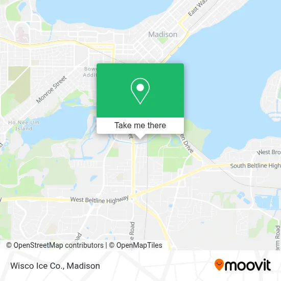 Wisco Ice Co. map