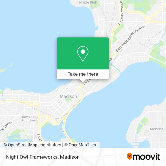 Night Owl Frameworks map