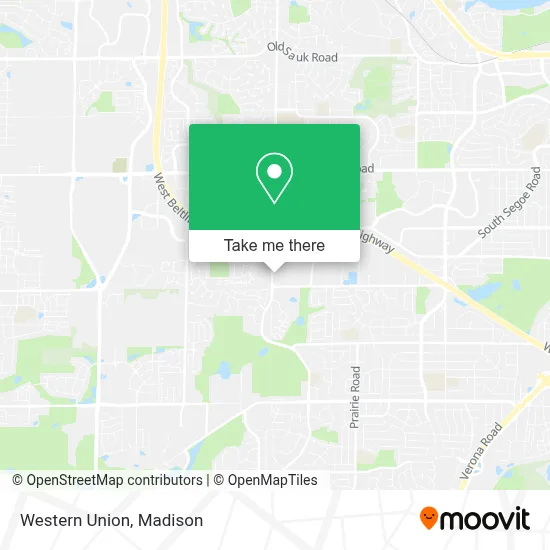 Western Union map