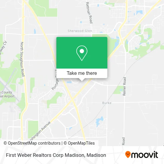 First Weber Realtors Corp Madison map