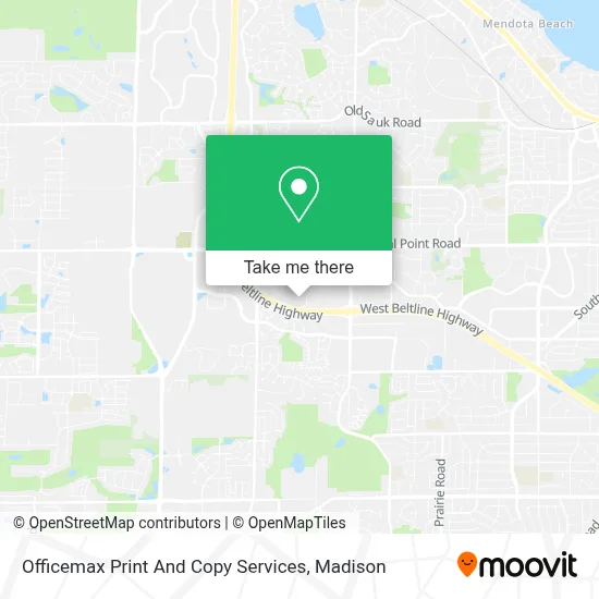 Officemax Print And Copy Services map
