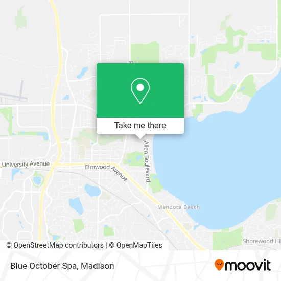 Blue October Spa map