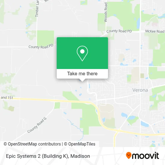 Epic Systems 2 (Building K) map