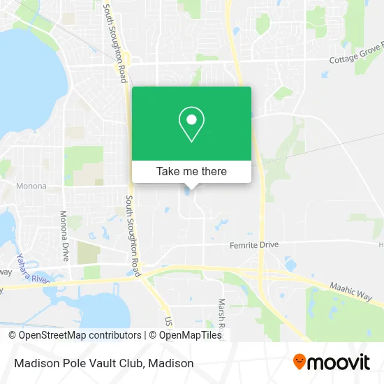 Madison Pole Vault Club map