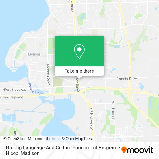 Hmong Language And Culture Enrichment Program - Hlcep map