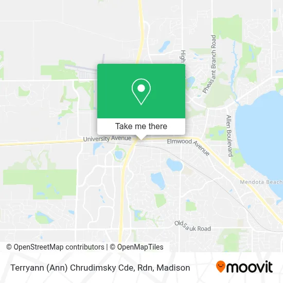 Terryann (Ann) Chrudimsky Cde, Rdn map