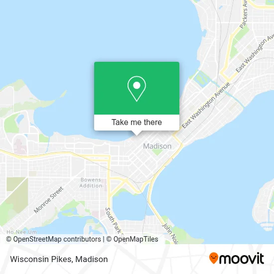 Wisconsin Pikes map