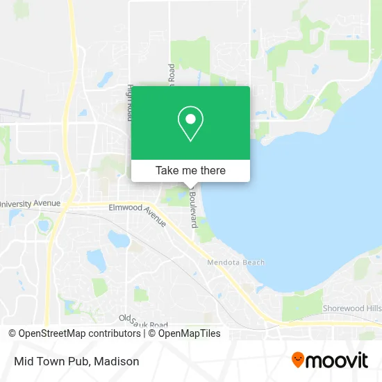 Mid Town Pub map