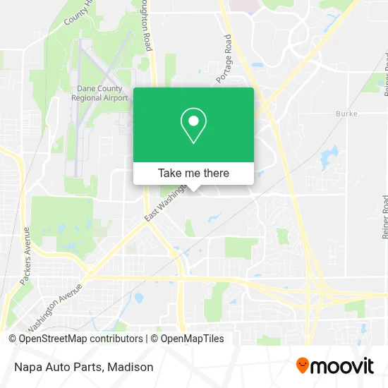 Napa Auto Parts map
