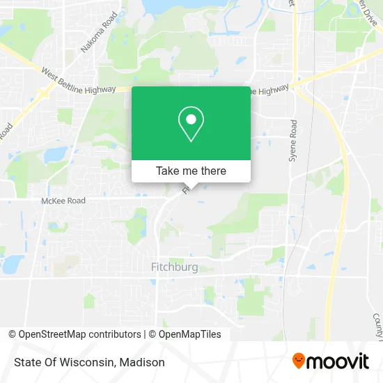 State Of Wisconsin map