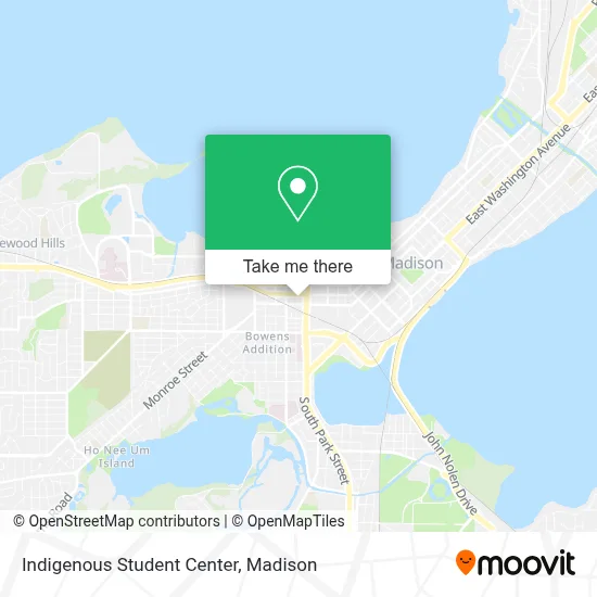 Indigenous Student Center map