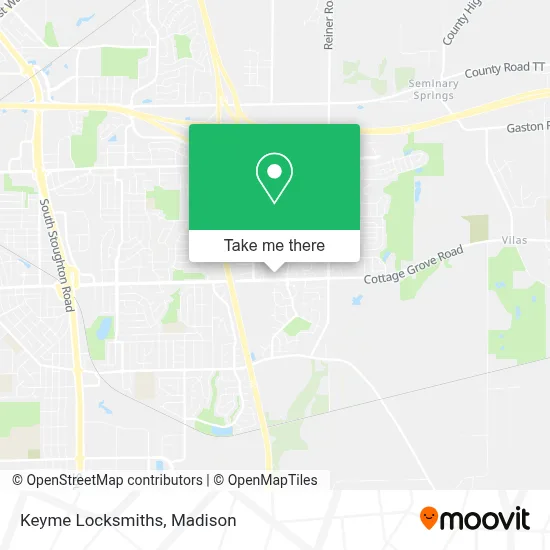 Mapa de Keyme Locksmiths