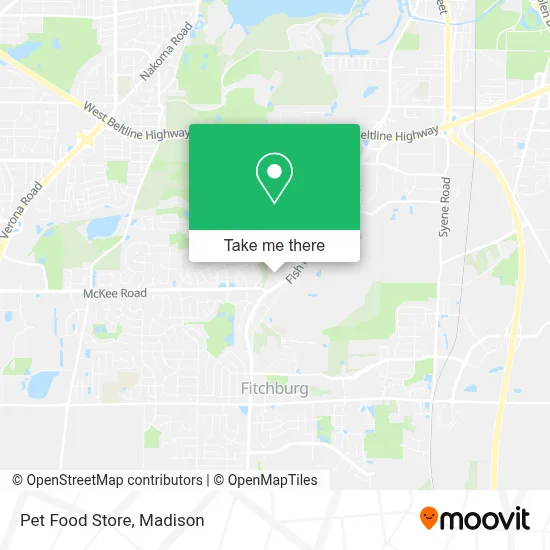 Pet Food Store map
