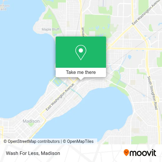 Wash For Less map
