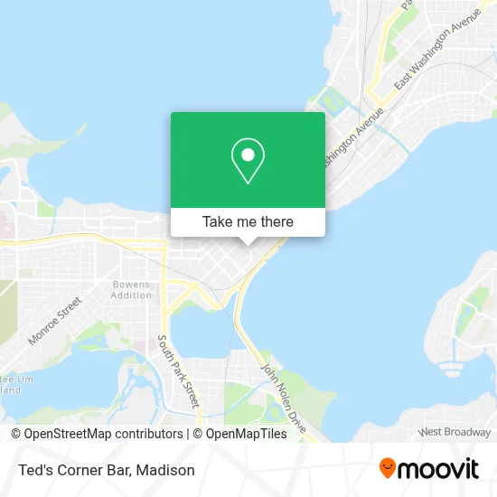 Ted's Corner Bar map