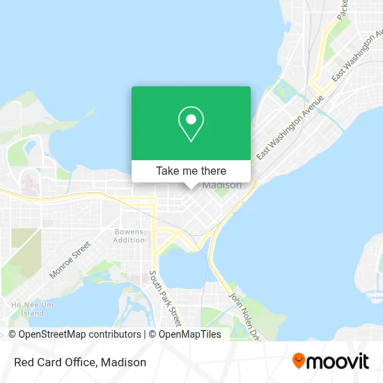 Red Card Office map
