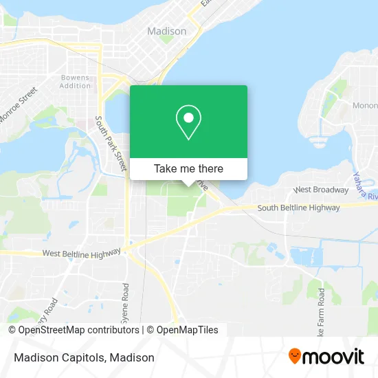 Madison Capitols map