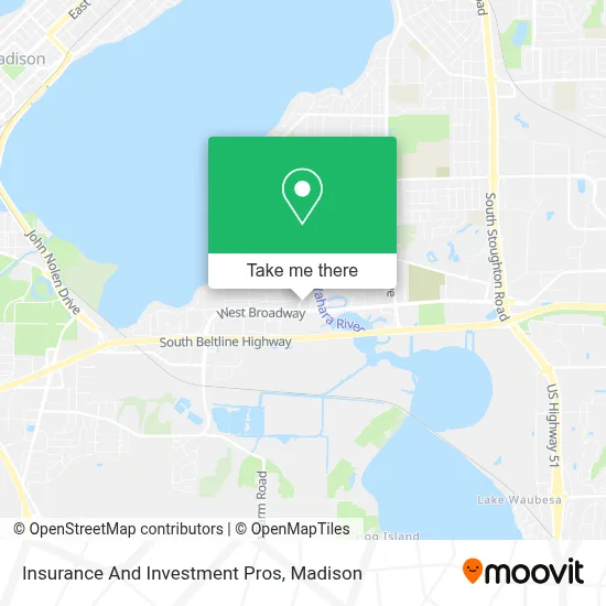 Insurance And Investment Pros map