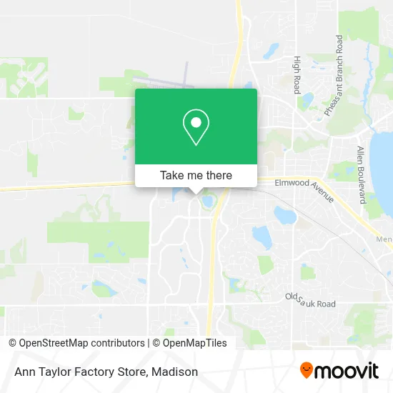 Ann Taylor Factory Store map
