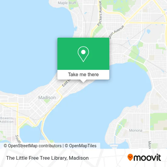 The Little Free Tree Library map