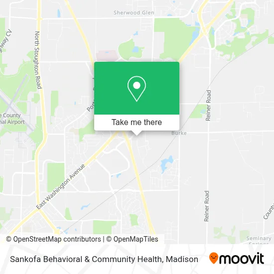 Sankofa Behavioral & Community Health map