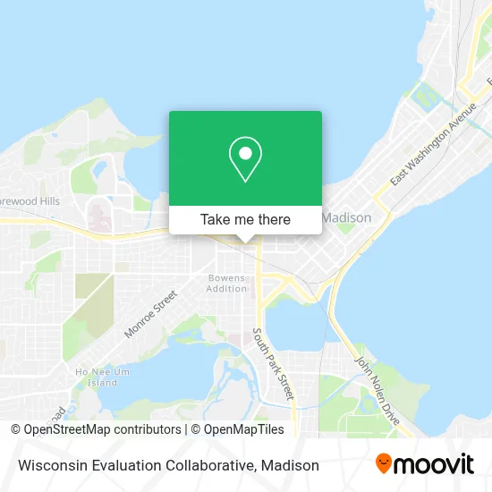 Wisconsin Evaluation Collaborative map
