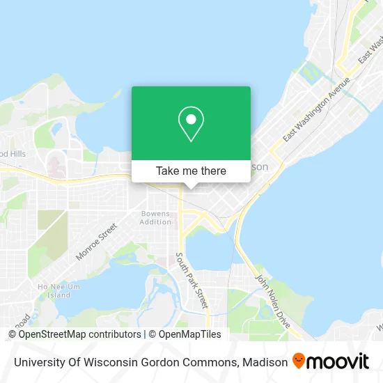 University Of Wisconsin Gordon Commons map