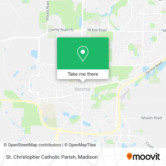 St. Christopher Catholic Parish map