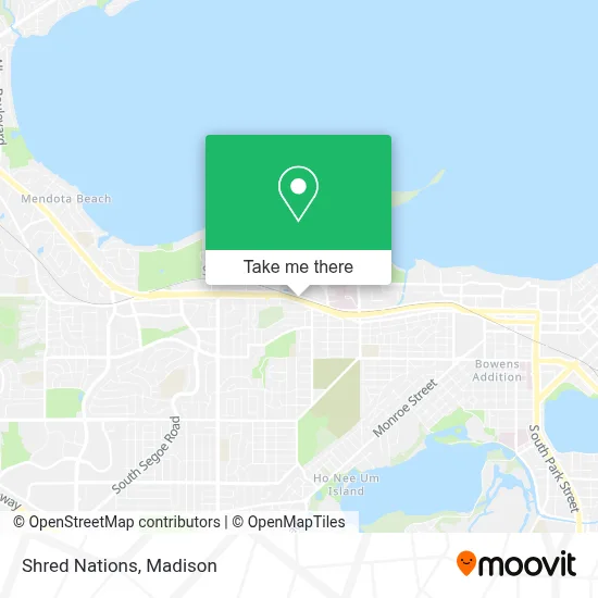 Shred Nations map