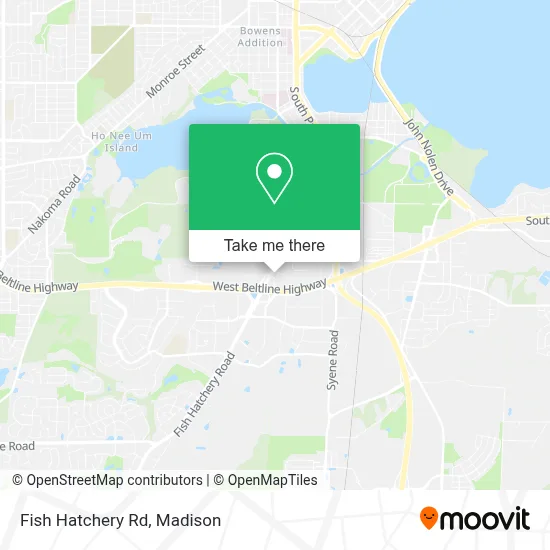 Fish Hatchery Rd map