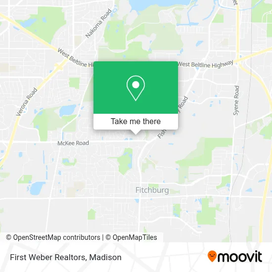 First Weber Realtors map