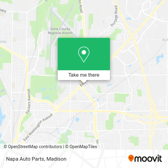 Napa Auto Parts map