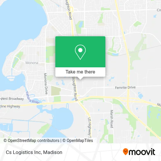 Cs Logistics Inc map