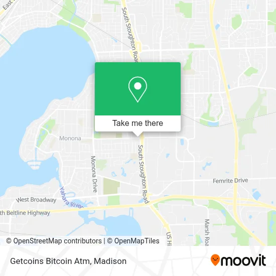 Getcoins Bitcoin Atm map