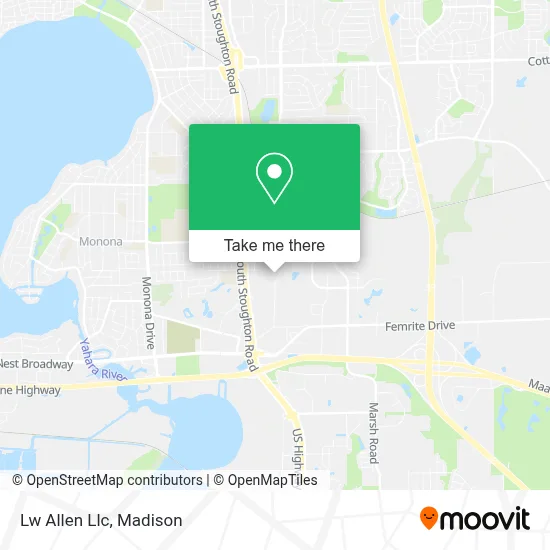 Lw Allen Llc map