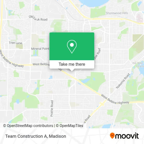 Team Construction A map