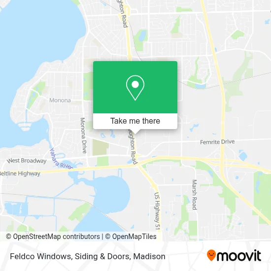 Feldco Windows, Siding & Doors map