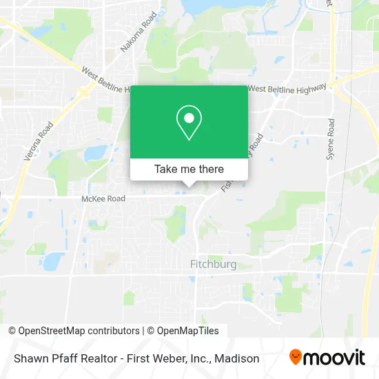 Shawn Pfaff Realtor - First Weber, Inc. map