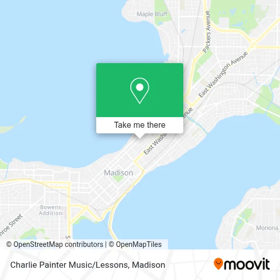 Charlie Painter Music/Lessons map