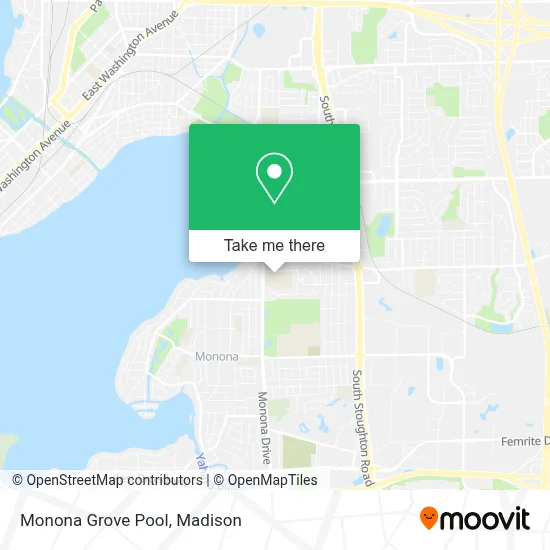 Monona Grove Pool map